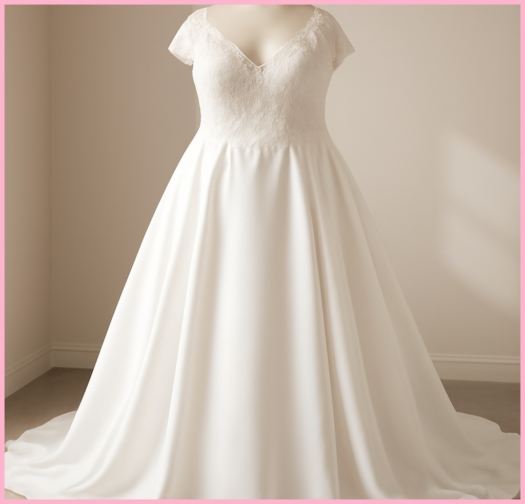 빅사이즈 웨딩 원피스, 나에게 꼭 맞는 드레스를 찾는 이유와 현명한 선택법 관련 이미지 1