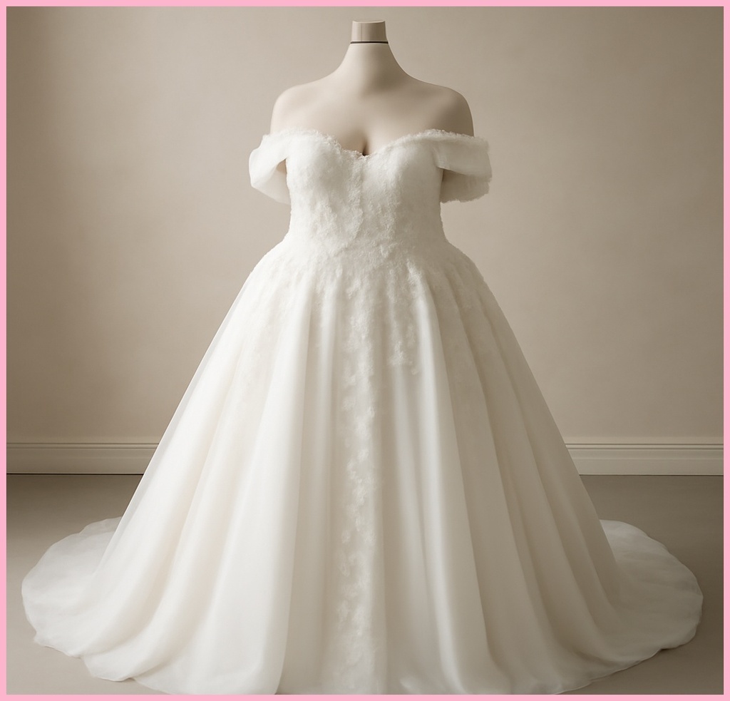 빅사이즈 웨딩드레스 드롭숄더, 내게 꼭 맞는 스타일과 비용부터 추천 아이템까지 관련 이미지 1