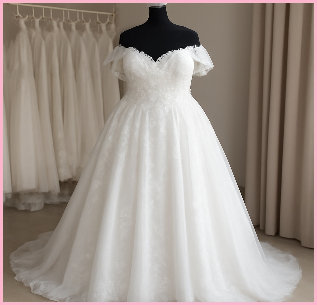 빅사이즈 웨딩드레스 렌탈, 체형 걱정 없이 완벽한 웨딩룩을 찾는 법