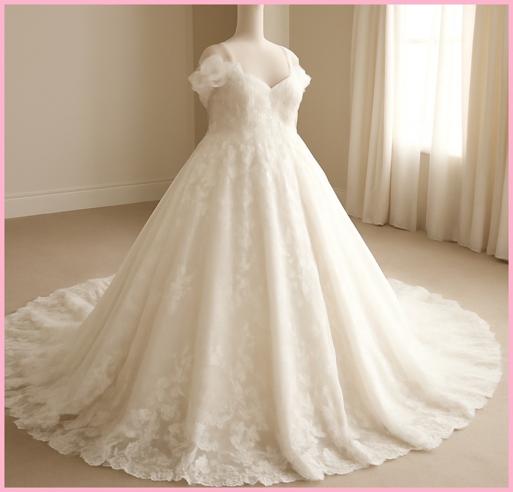 빅사이즈 웨딩드레스 신부추천, 완벽한 선택을 위한 필수 정보와 피부 케어 비결 관련 이미지 1