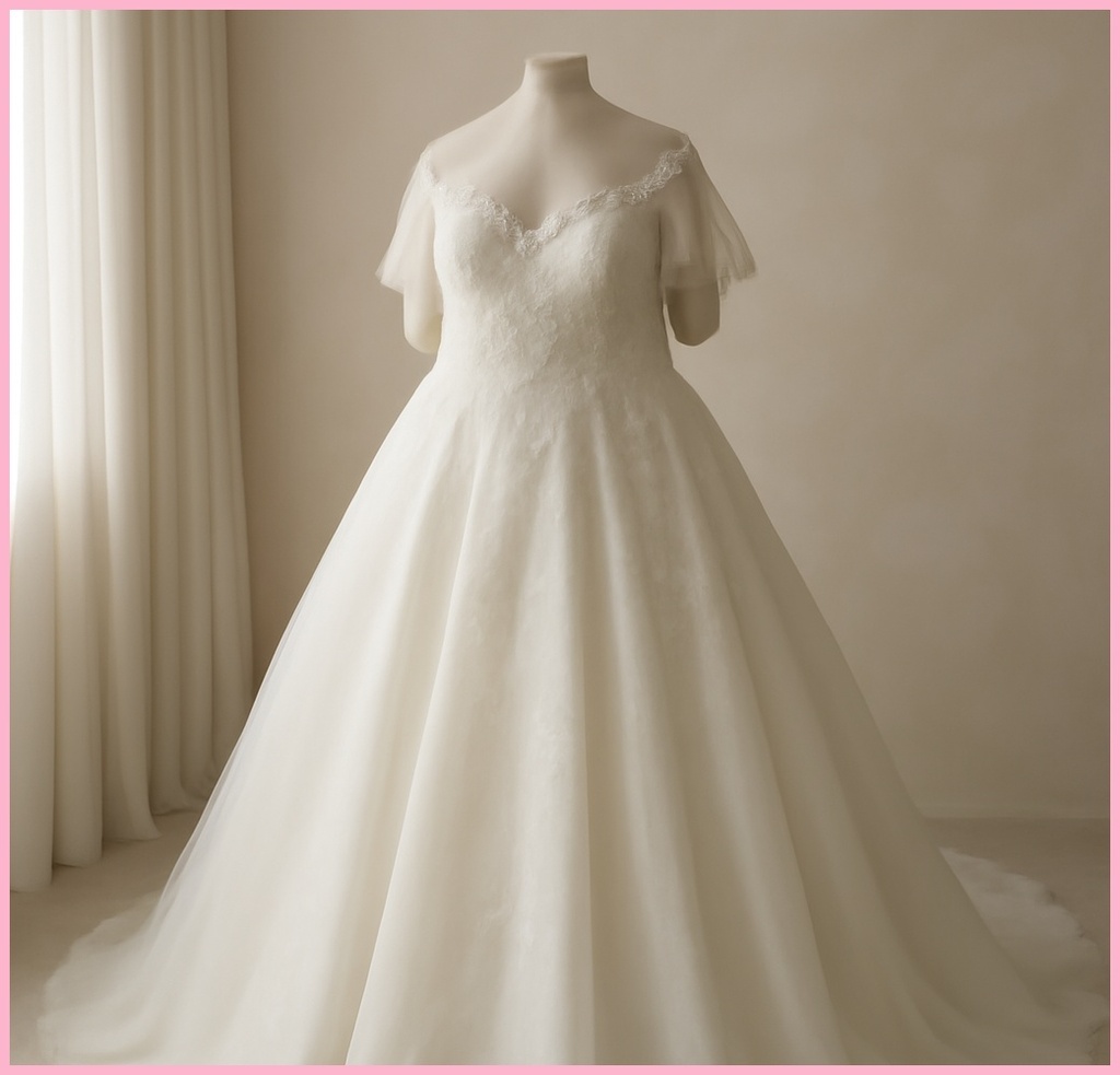 빅사이즈 웨딩드레스 청순한 스타일, 당신이 꼭 알아야 할 모든 정보 관련 이미지 1