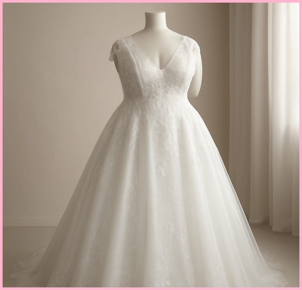 빅사이즈 웨딩드레스에서 날씬해보이는 비밀, 당신이 꼭 알아야 할 핵심 전략 관련 이미지 1