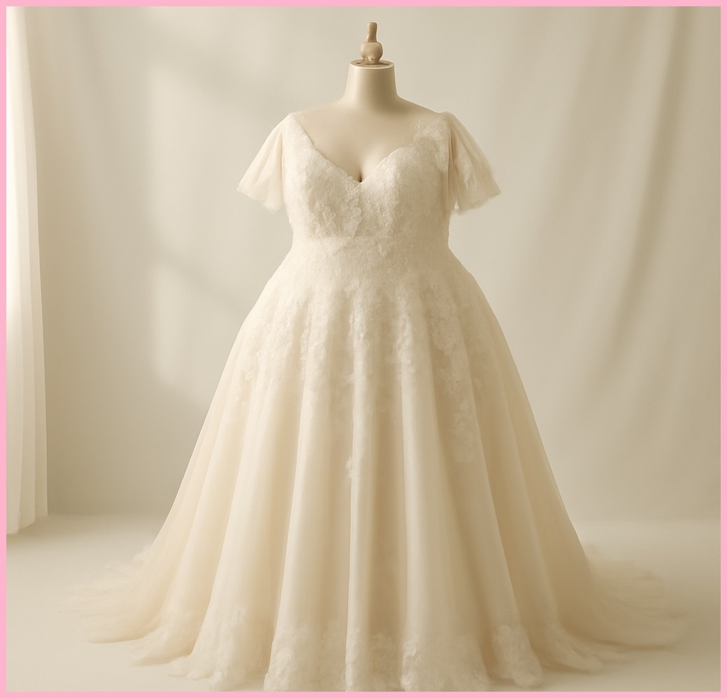 빅사이즈 웨딩촬영드레스 저렴, 합리적 비용과 만족스러운 선택법 관련 이미지 1