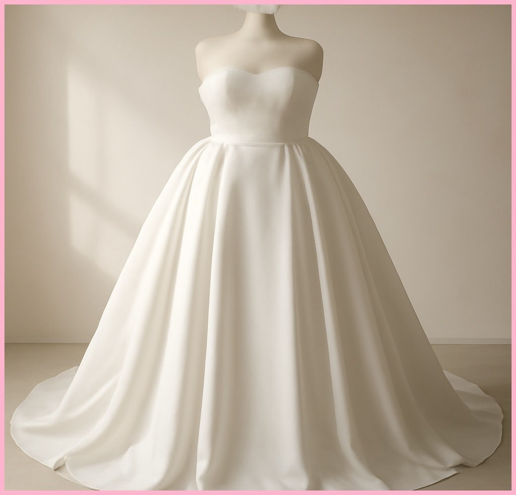 빅사이즈 튜브톱 웨딩드레스, 자신감과 스타일을 모두 잡는 이유 관련 이미지 1