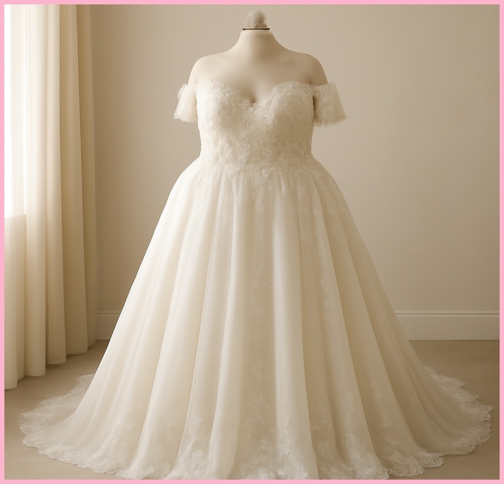 왜 빅사이즈 웨딩드레스 주문제작이 필수인지, 비용부터 맞춤 플랜까지 관련 이미지 1