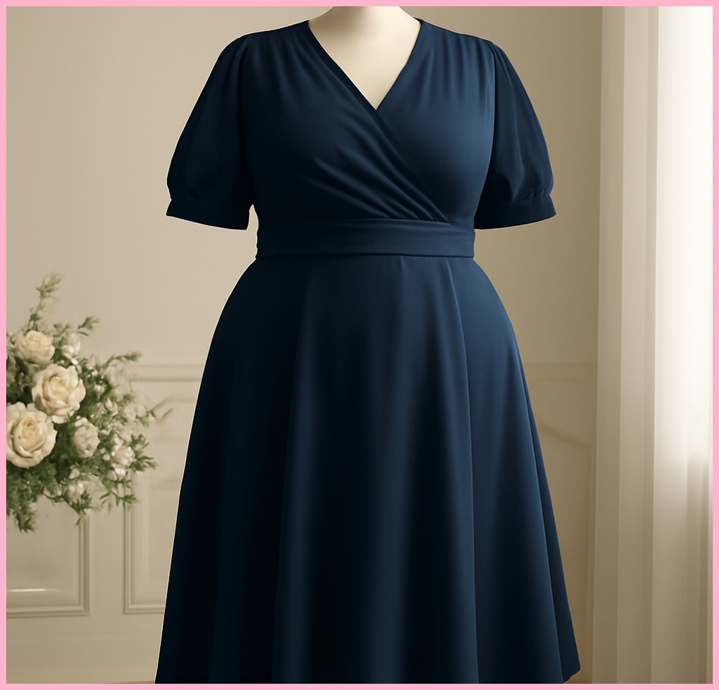 왜 '플러스사이즈 하객 원피스'가 필요한가? 체형 고민 해결과 스타일링 핵심 포인트 관련 이미지 1