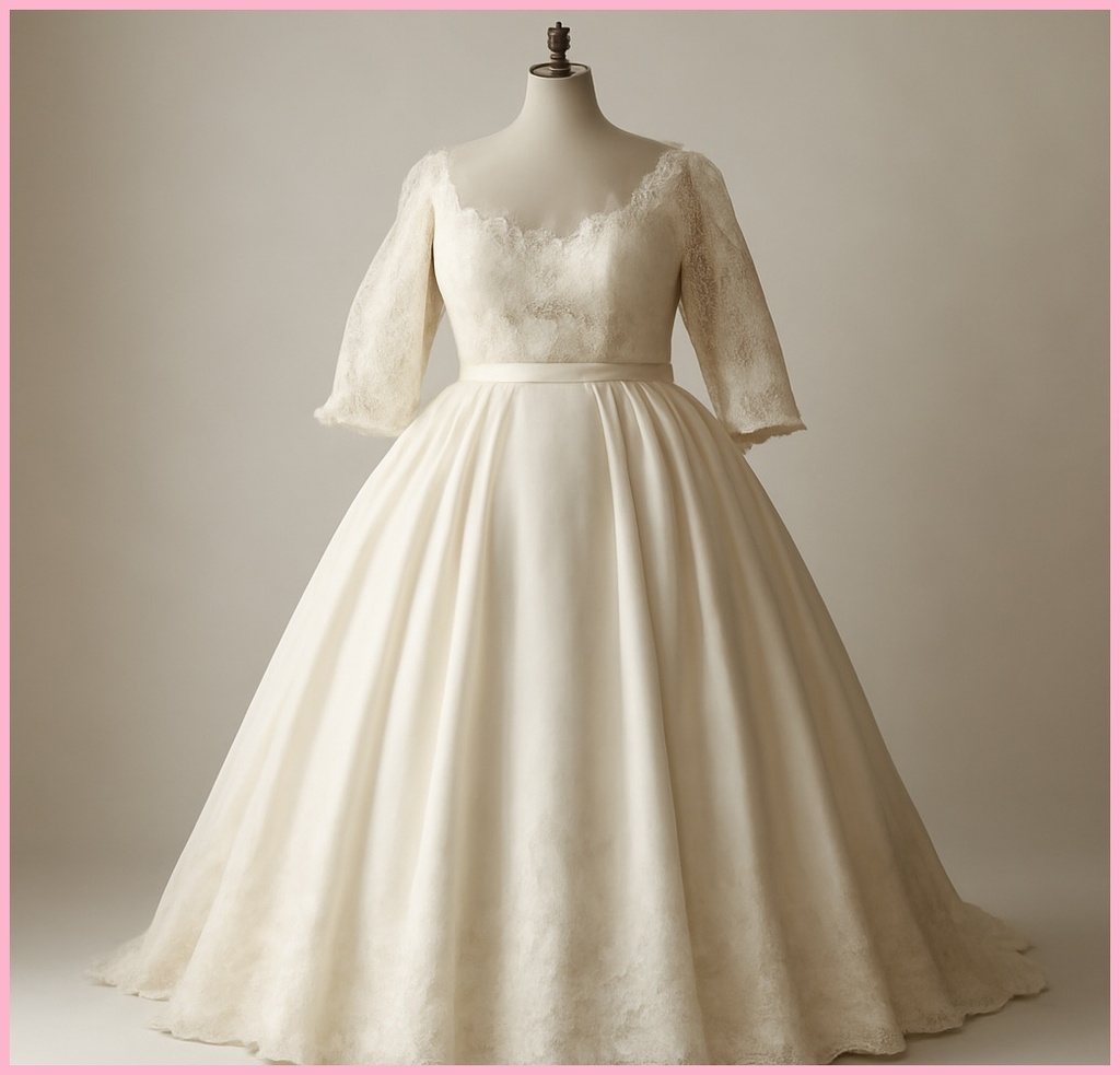 플러스사이즈 빈티지 웨딩드레스, 나만의 완벽한 웨딩 룩을 찾는 이유 관련 이미지 1