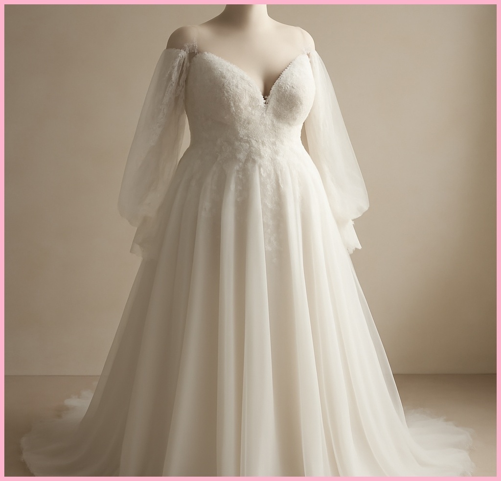 플러스사이즈 웨딩가운, 체형별 완벽한 맞춤 웨딩 준비 이유 관련 이미지 1