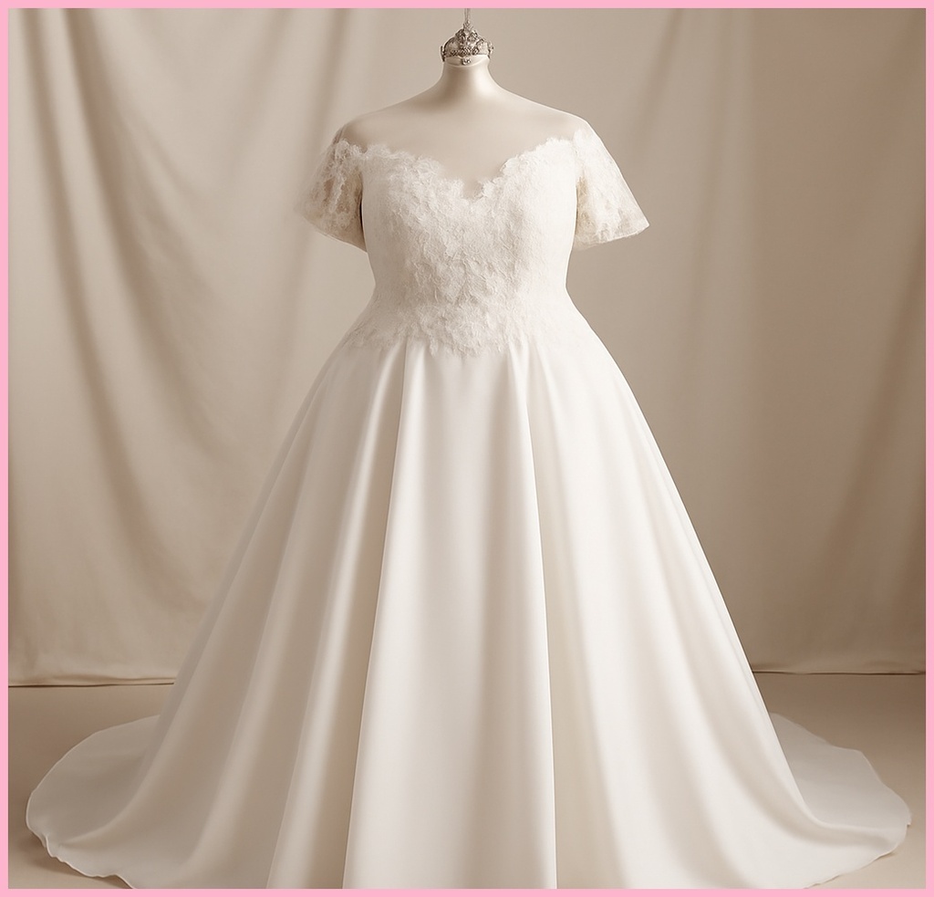 플러스사이즈 웨딩촬영드레스, 완벽한 촬영을 위한 맞춤 가이드와 스타일 추천 관련 이미지 1